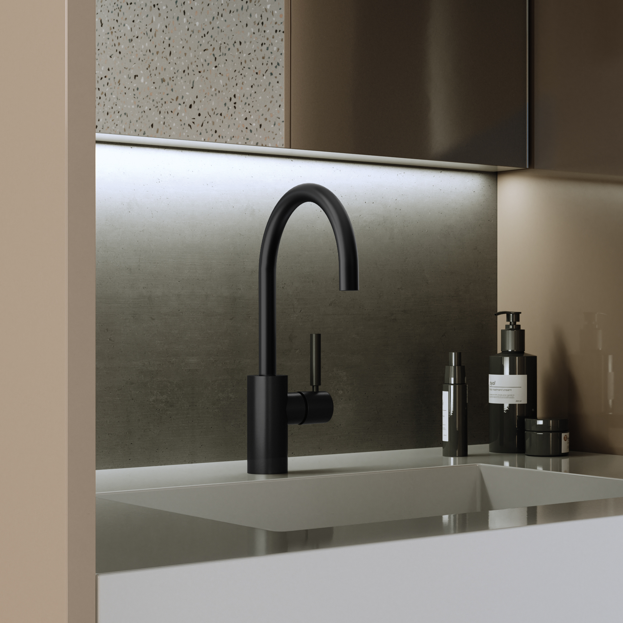 МЕТА Смеситель для раковины однорычажный с донным клапаном - Хром 33560661-00 DornBracht  - Вид №1