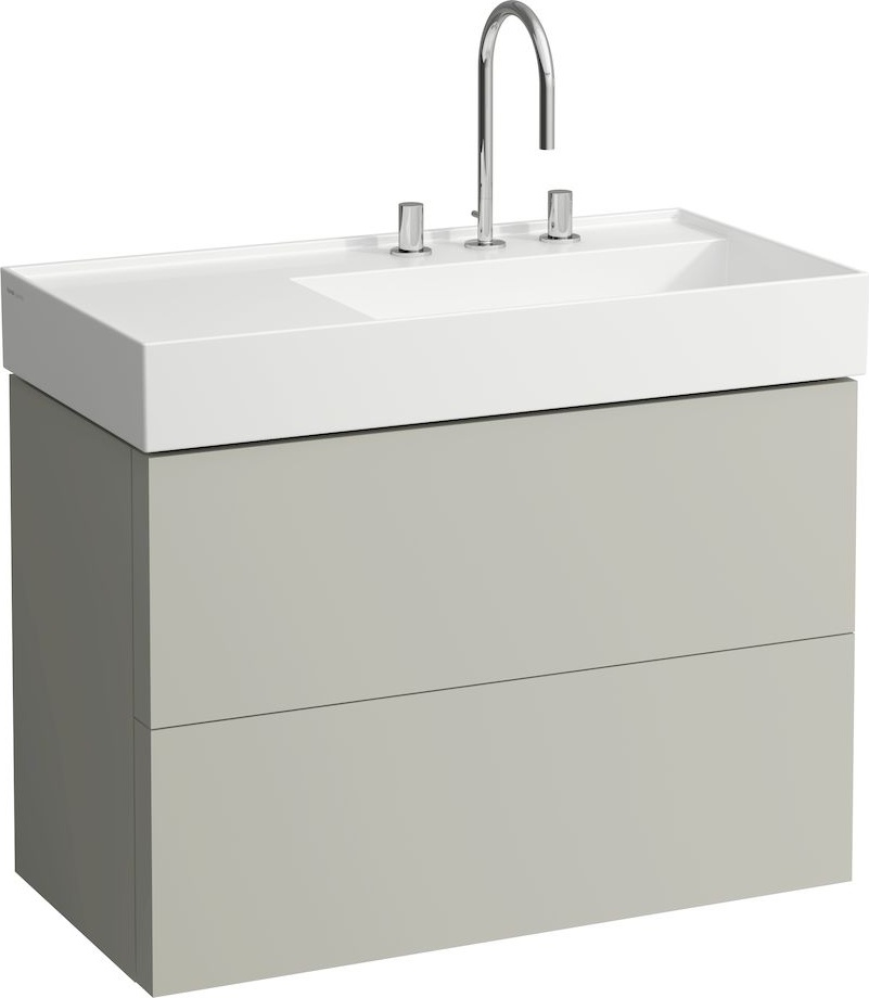 H8103394001111 Раковина с полочкой слева, со специальным скрытым сливом LAUFEN PRO - Вид №3