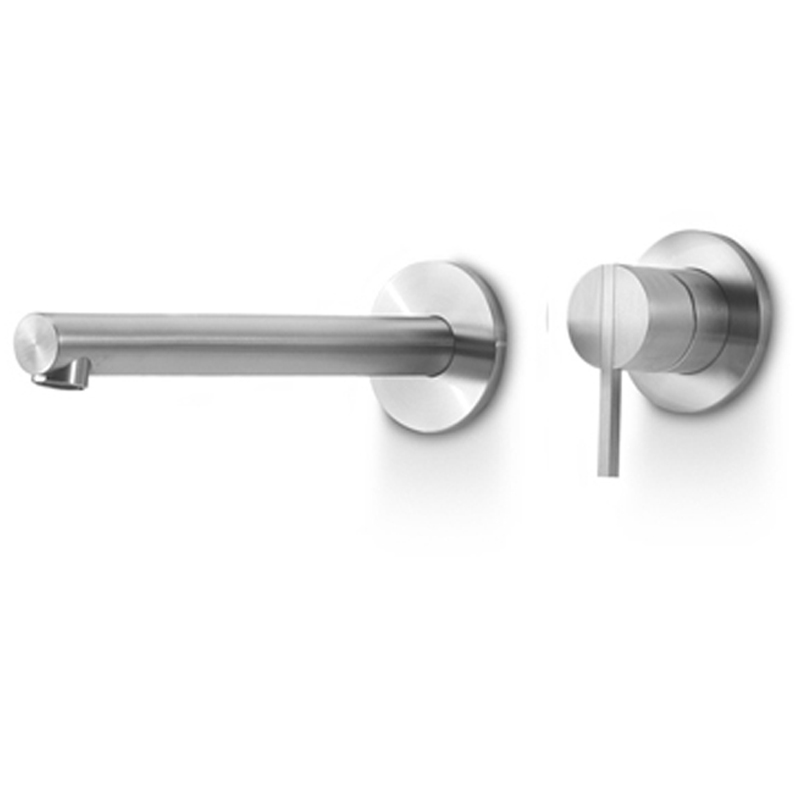 STY 228 Настенный Смеситель Для Ванны С Разъемом Linki STYLO Сатиновая Сталь STY 228 S 184