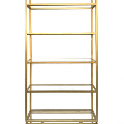 Стеллаж открытый золото "Равенна" FOR MISS  263945 Золото  - Вид №6