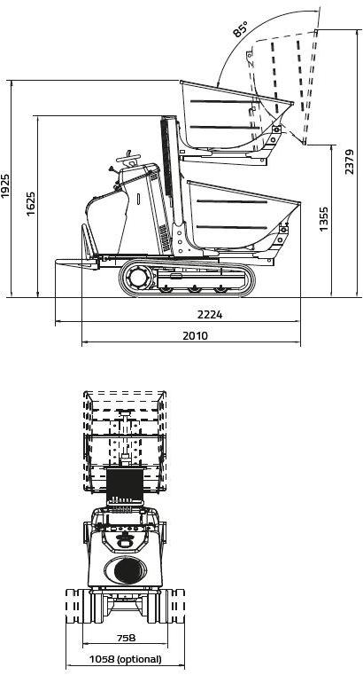 Hinowa Гусеничный мини-самосвал sun-id-1360810 - Вид №9