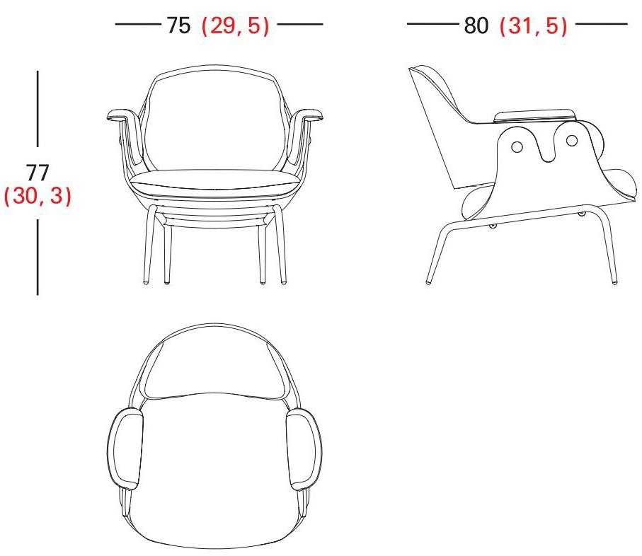BD Barcelona Design Мягкое кожаное кресло Showtime sun-id-1482270 - Вид №3