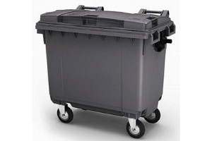 18640615 Мусорный контейнер 770 л на колёсах с крышкой, серый int - IP 01770GY INTELLPACK