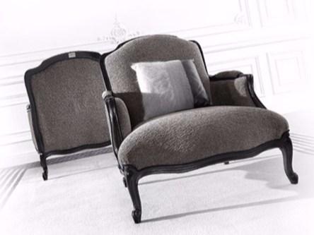 Gianfranco Ferré Home Кресло с обивкой из ткани с подлокотниками sun-id-1401668 - Вид №1