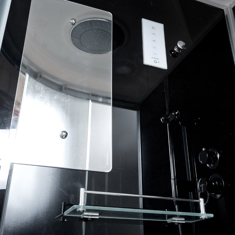 D90S Душевая кабина DETO Серия D B09S+ эл. BLACK - Вид №21