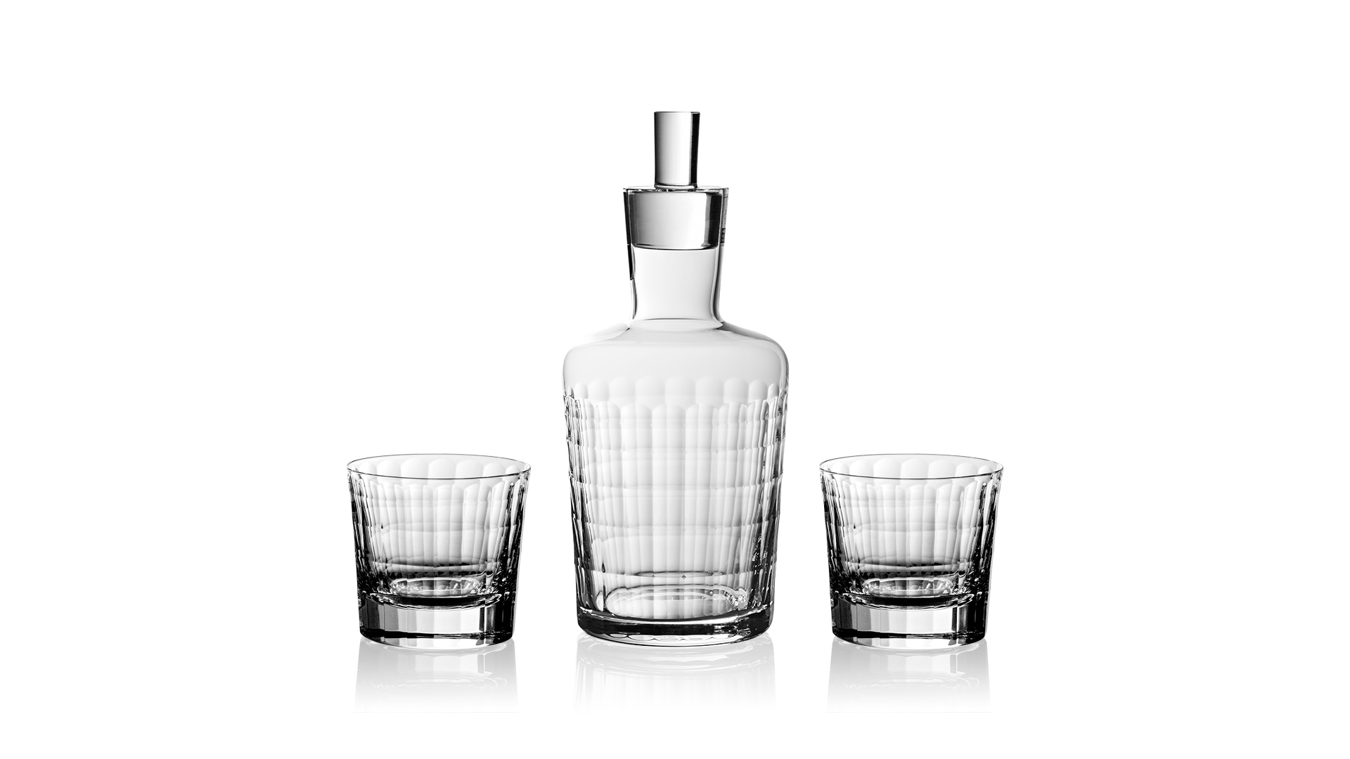 10599994 Zwiesel 1872 Набор из декантера и 2 стаканов для виски Zwiesel 1872 "Награда.Карат" Стекло  - Вид №1