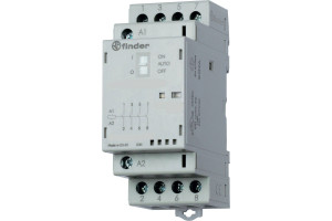 18581137 Модульный контактор 2НО+2НЗ, контакта 25А, = 24В AC/DC, - AgSnO2, 223400244620 Finder