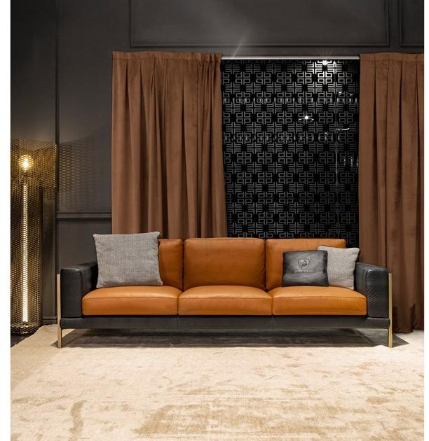 Tonino Lamborghini Casa 3-х местный кожаный диван sun-id-1505647 - Вид №3