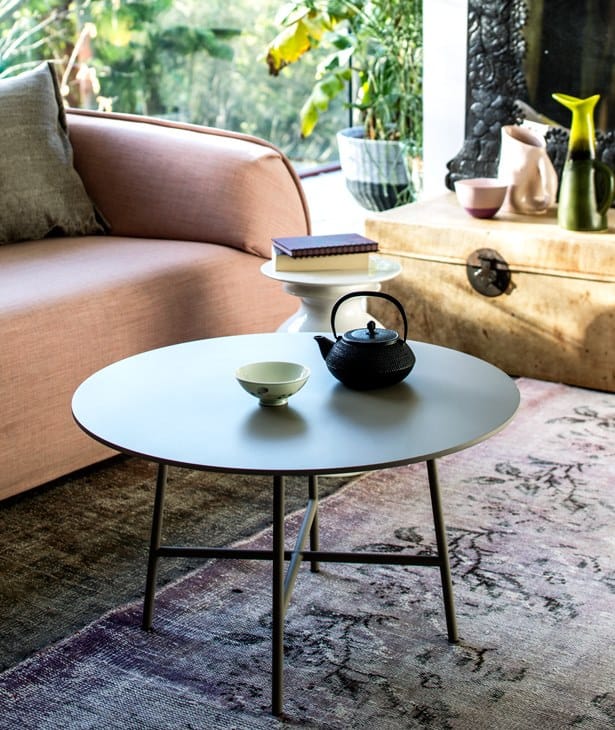 Круглый стол из МДФ и стали MOROSO Tia Maria ARCH-00085802 - Вид №1