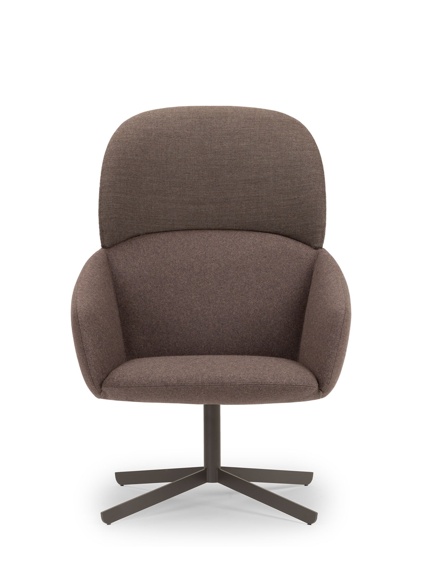 NT8090 high back lounge armchair, steel base True Design Not