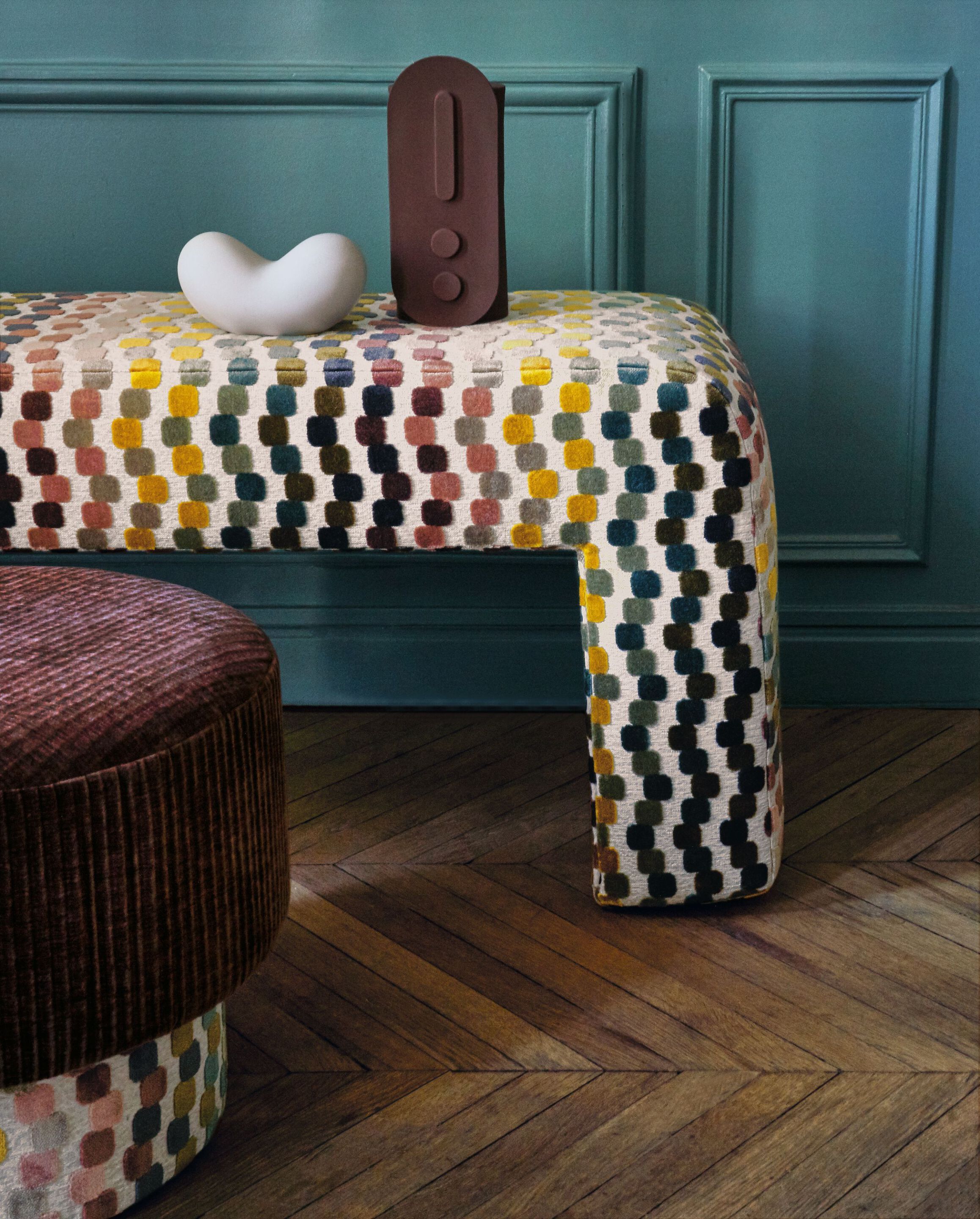 Многоцветная вискозная ткань Casamance Arty ARCH-00088104 - Вид №1