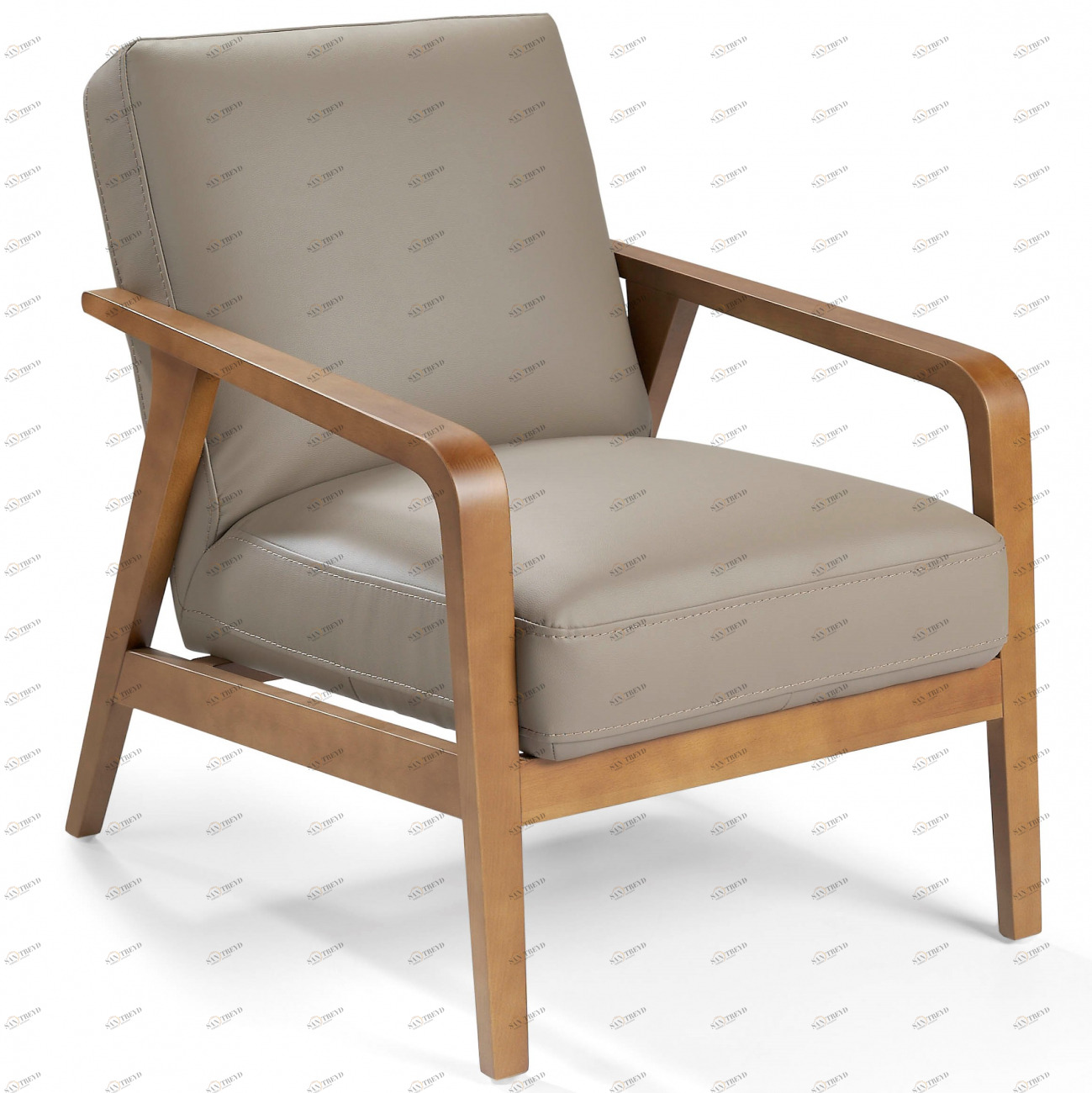 Кресло A1067 от Angel Cerda серое ANGEL CERDA ДИЗАЙНЕРСКИЕ 146912 Серый 