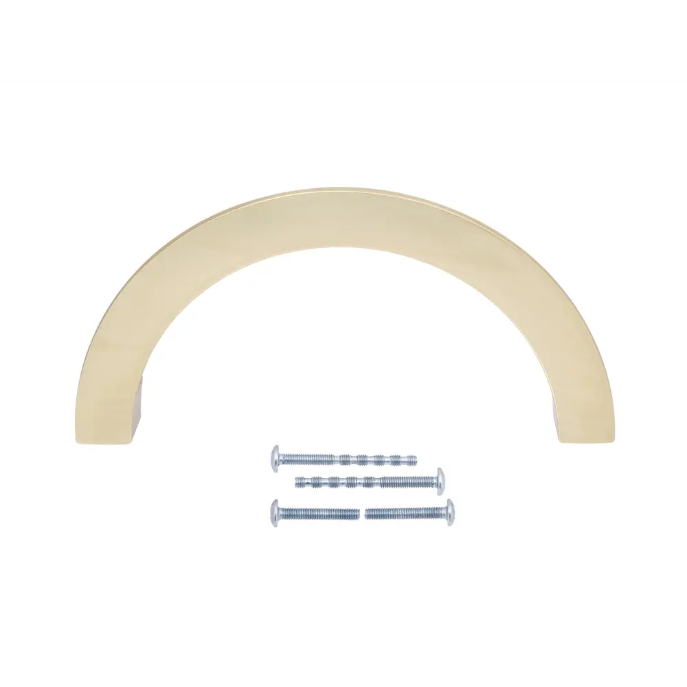 Мебельная ручка-скоба Emisfero ЦАМ 160 мм матовое золото PALLADIUM STLM-2147175 - Вид №1