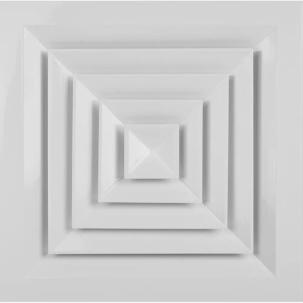 Диффузор вентиляционный Ore ДП4 450x450 мм пластик цвет белый STLM-2086649 - Вид №1