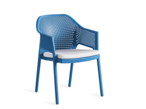 Штабелируемый стул из инженерного пластика с подлокотниками