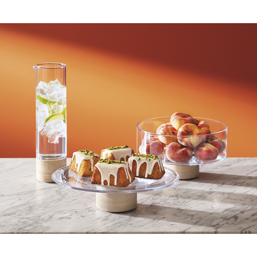 G1633-25-301 Блюдо сервировочное на ножке lotta, D25 см LSA International  - Вид №1