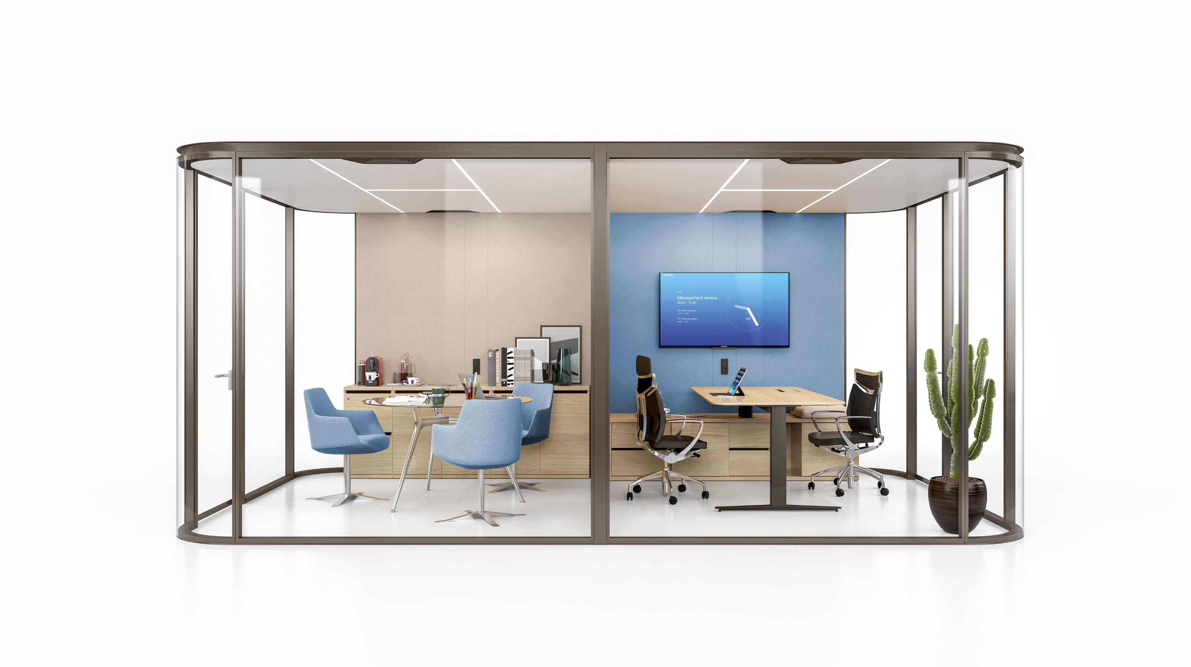 Акустическая офисная кабина со встроенным освещением ESTEL GROUP Collaborative Room ARCH-00057286 - Вид №18