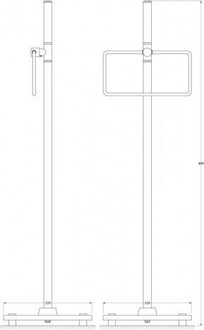 307 Стойка с кольцом UNI FBS Universal - Вид №1