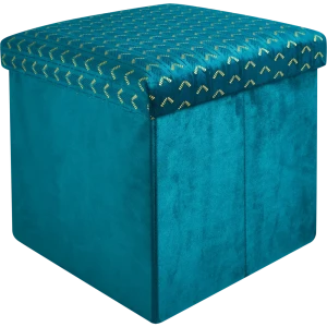 Пуф Atmosphera Liam 179028C синий 38x37.5x38 см