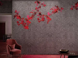 GLAMORA Моющиеся виниловые обои с цветочными мотивами Livingstone