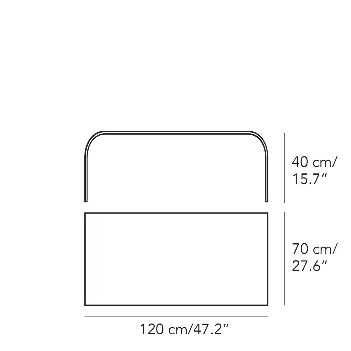 Прямоугольный журнальный столик из флоат-стекла FontanaArte ARCH-00114495 - Вид №4