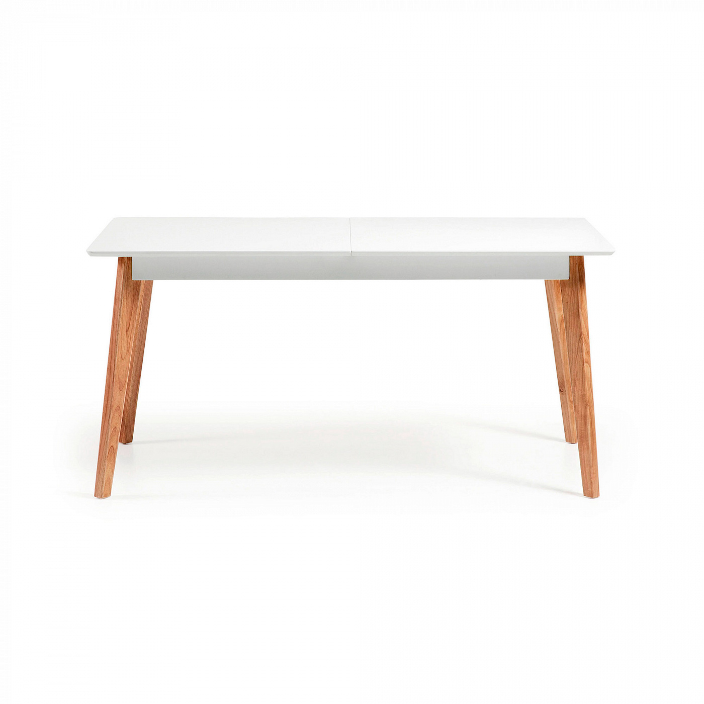 023493 Стол обеденный Meety 160(200)x90 белый La Forma Melan  - Вид №12