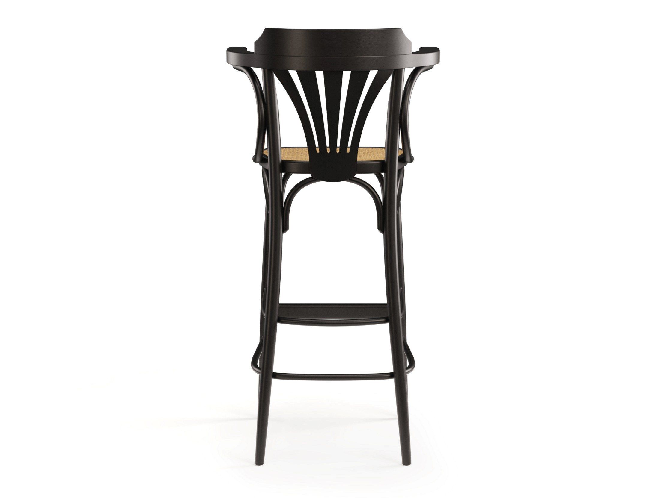 Высокий стул с подлокотниками со спинкой TON 135 ARCH-00094338