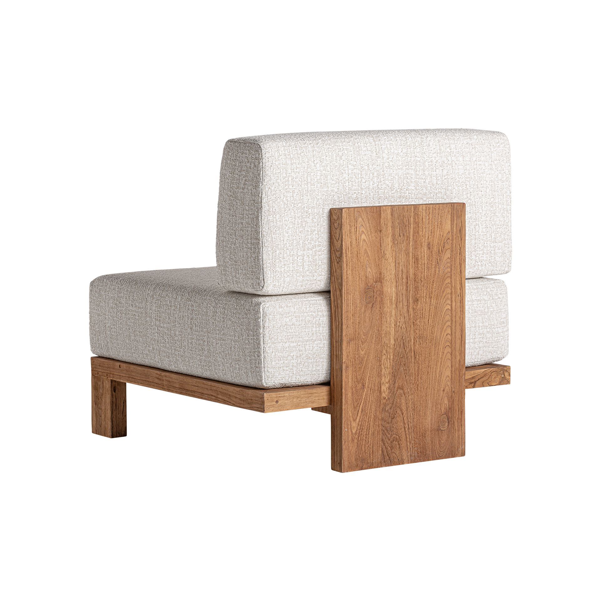 Центральное садовое кресло из ткани и дерева Vical Home голова ARCH-00025507 - Вид №3