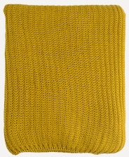 141210 Плед Mustard 130x180 LAB interior Эссеншэл