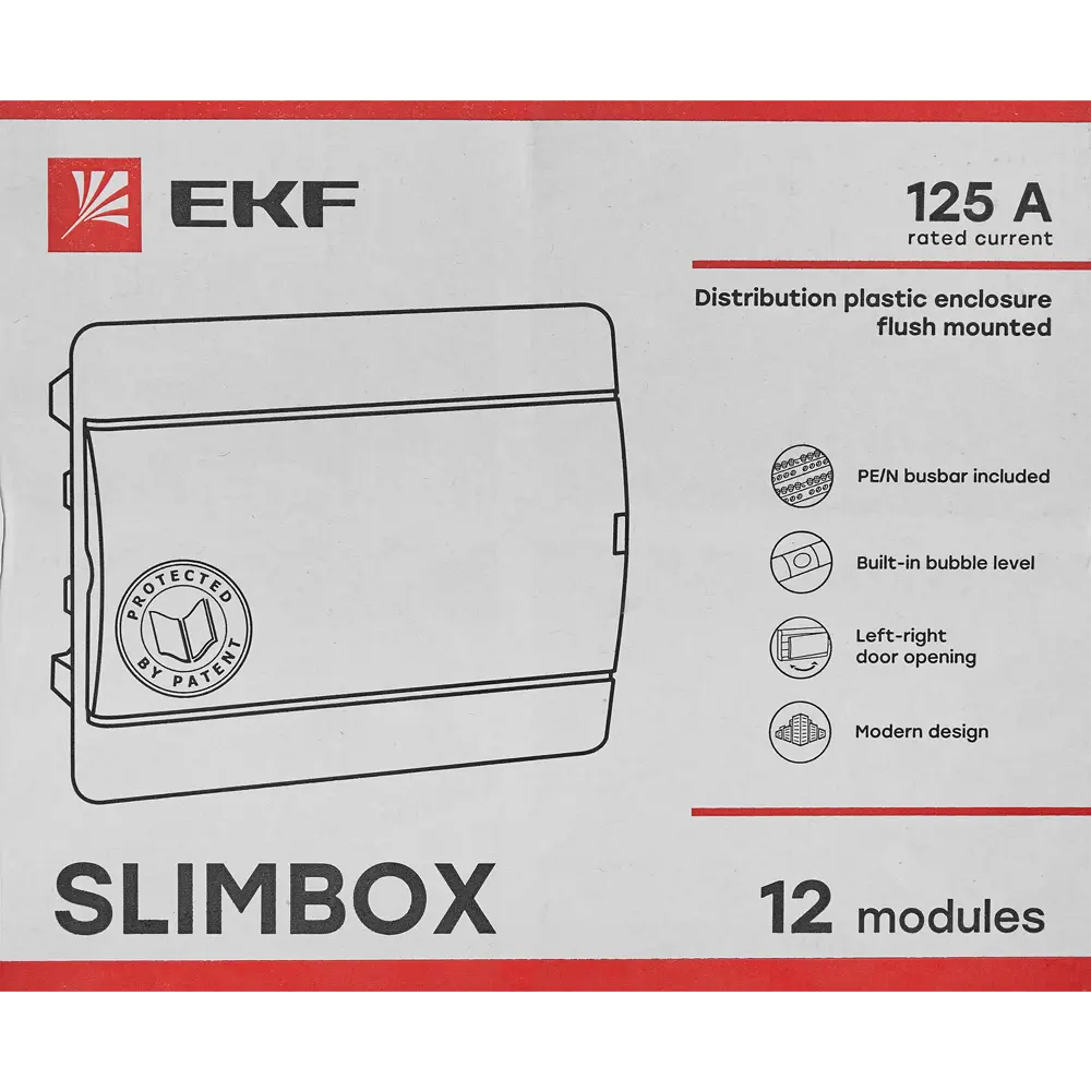 Распределительный щит EKF Proxima SlimBox на 12 модулей 87887370 STLM-1103531 - Вид №6