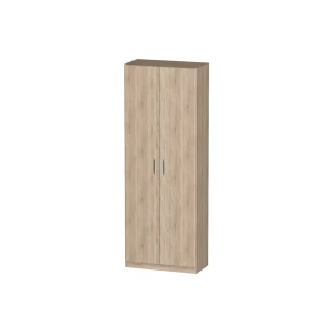 91368716 Шкаф распашной Furnistyle Лайф ЛШО-03 80x215x40 см ЛДСП цвет дуб сонома STLM-1366931
