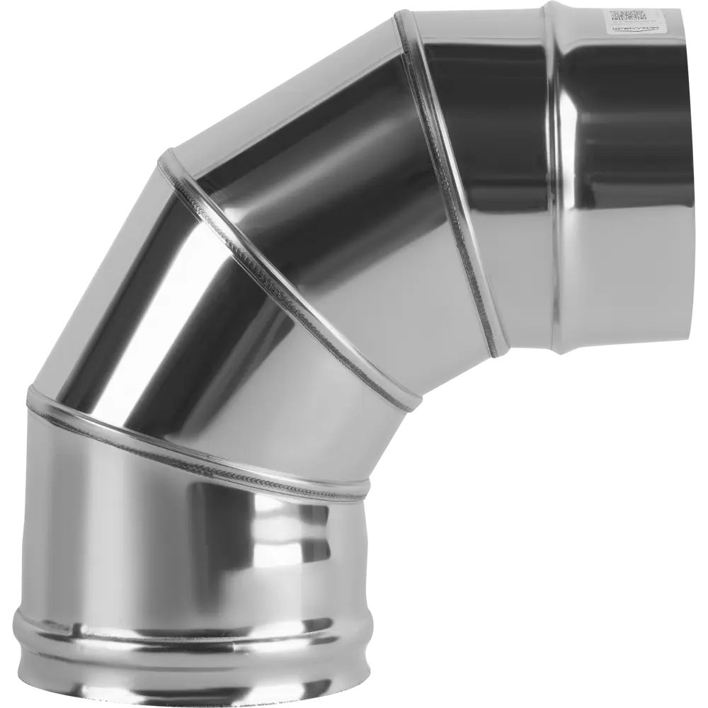 Колено 4 секции Металлик и Ко угол 90 (430/0.5 мм) D110 мм STLM-2074281 - Вид №1