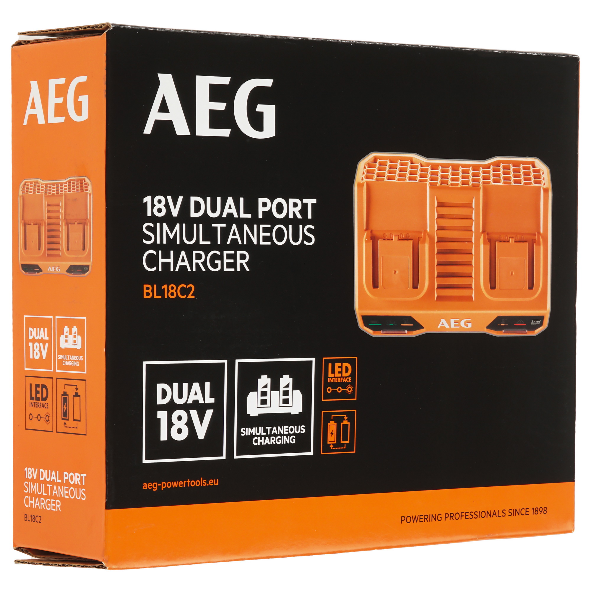 Зарядное устройство AEG BL18C2 18В PRO 18V 5480990 STDN-0151477 - Вид №7