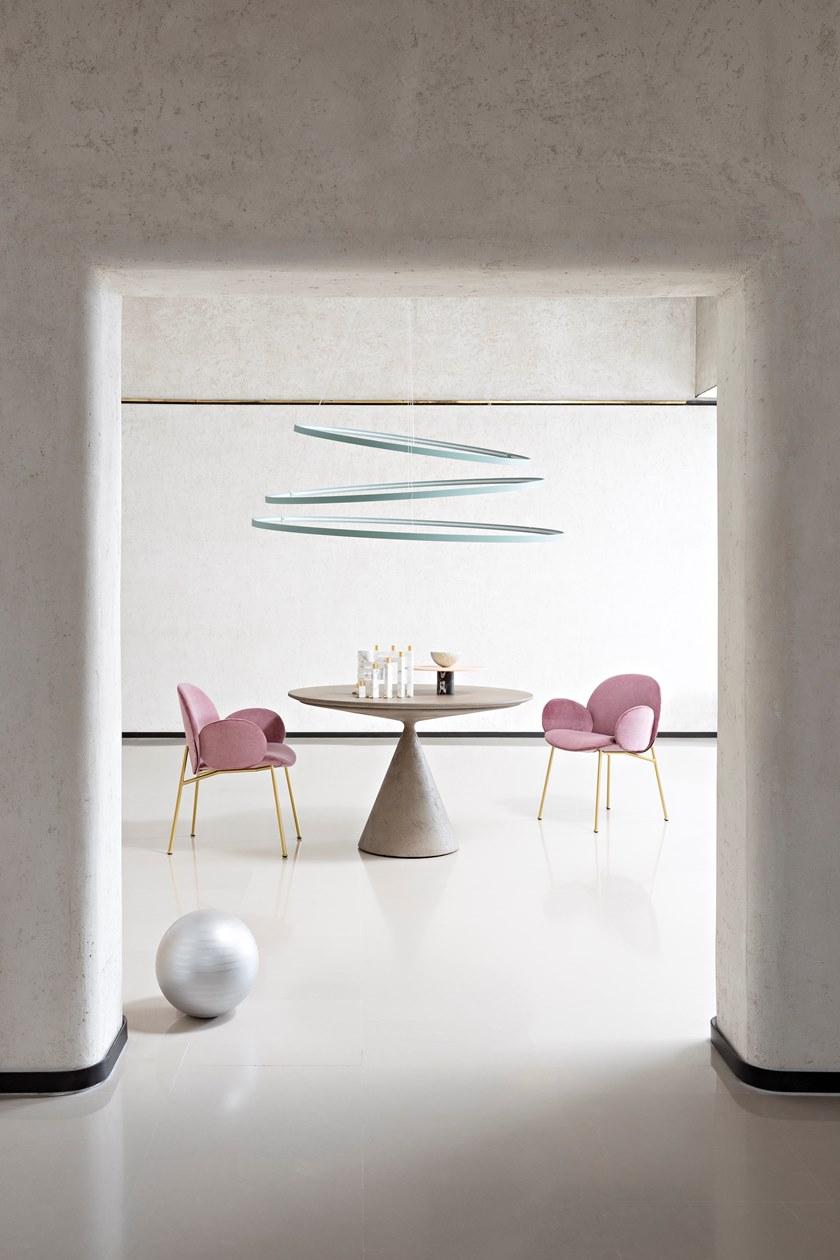 Saba Italia Стул с обивкой и подлокотниками Ola sun-id-1419799 - Вид №3