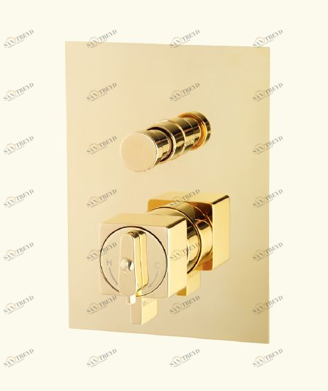 Смеситель MIGLIORE Kvant 25406 термостатический, скрытого монтажа, для ванны и душа sun-id-686028