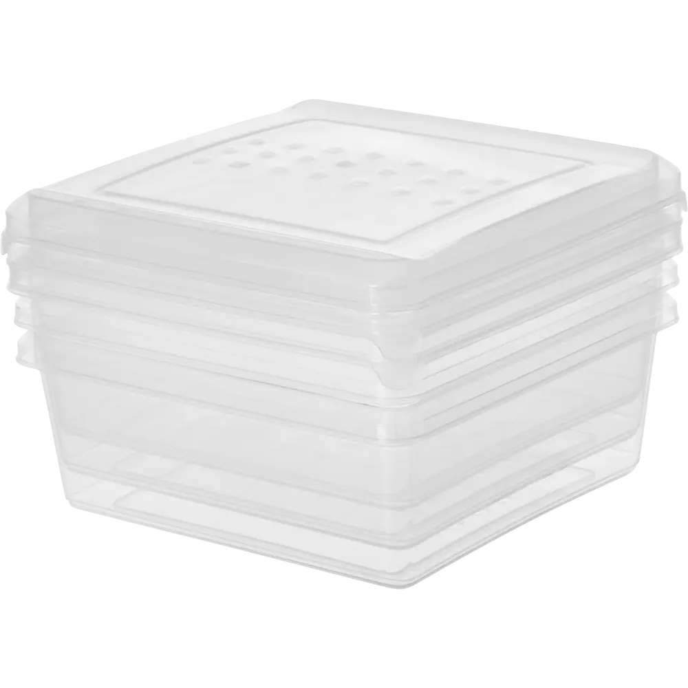 Контейнеры Delinia для заморозки 0.5 л, 3 шт - герметичное хранение продуктов 86154521 STLM-0066565 - Вид №1