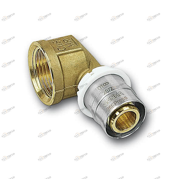 325090G2634 25090G - 3fit-Press свободный от свинца угловой фитинг 90 ° Размер: 26x3 / 4 SANHA 