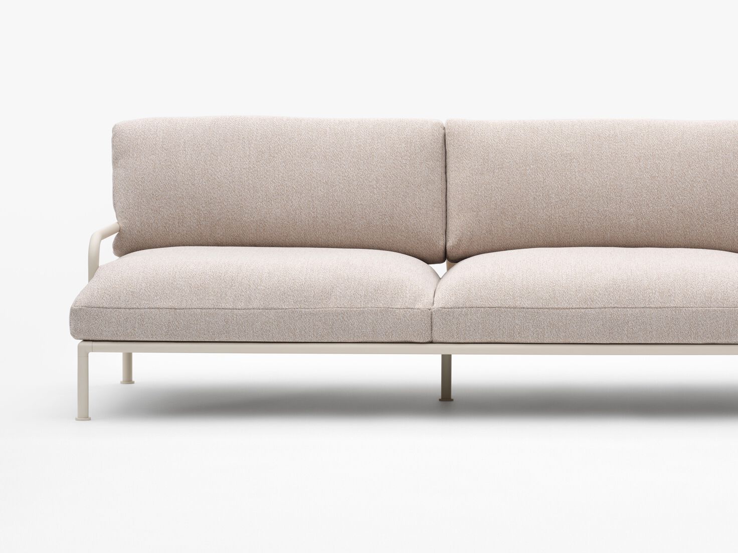 Тканевый садовый диван с подлокотниками FAST Roè ARCH-00001273