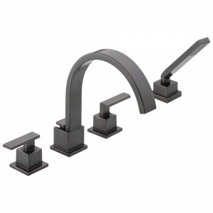 T4753-RB Римская ванна с ручным душем Delta Faucet Vero Венецианская бронза