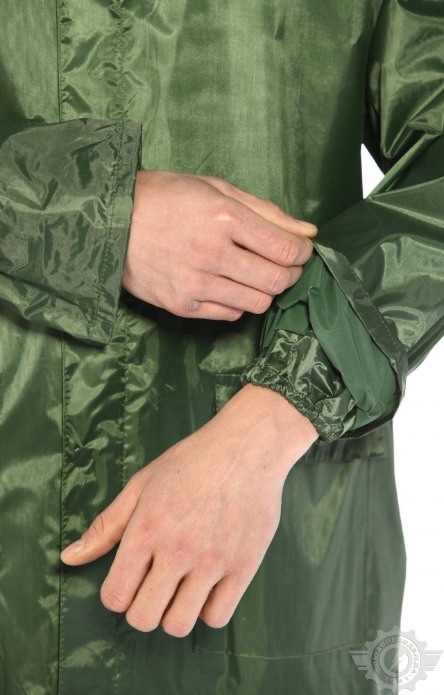 4957153 Плащ "Альбатрос ЛАЙТ" влагозащитный зеленый  Непромокаемая спецодежда  размер XXXL  - Вид №10