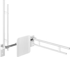 900.50.12640 Двойной шарнирный опорный рельс, конструкция a HEWI Stützen  - Вид №16