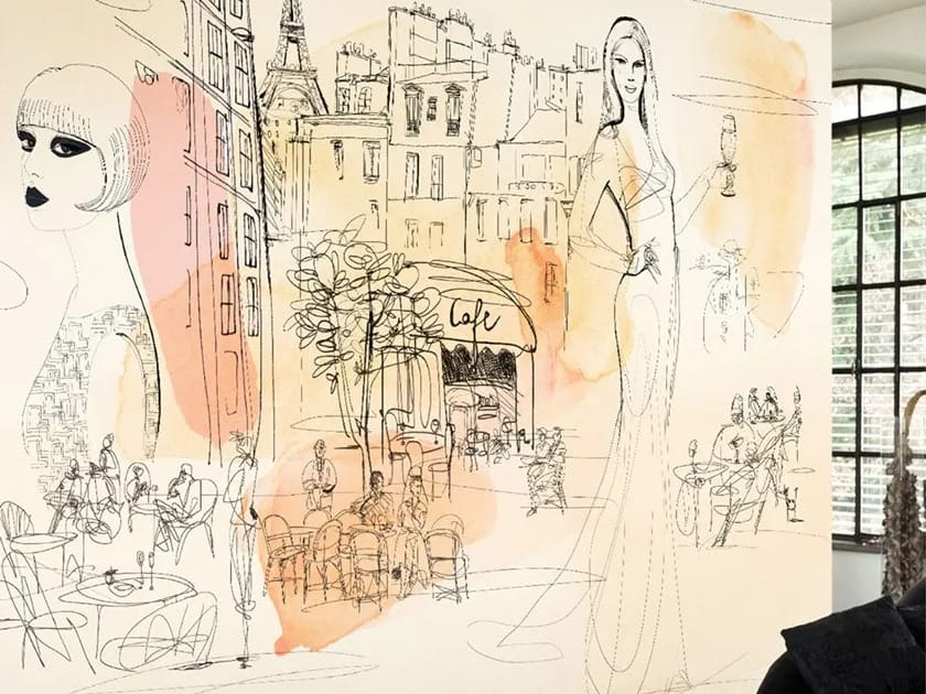 Carta da parati multicolor, PVC free, eco-friendly, lavabile WallPepper нюансы ARCH-00116559