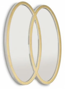 Stylish Club Овальное зеркало из дерева с настенной рамой Cocktail Scf.c18