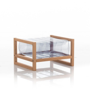 MOJOW YOKO WOOD пуф Прозрачный PYKCB04NC