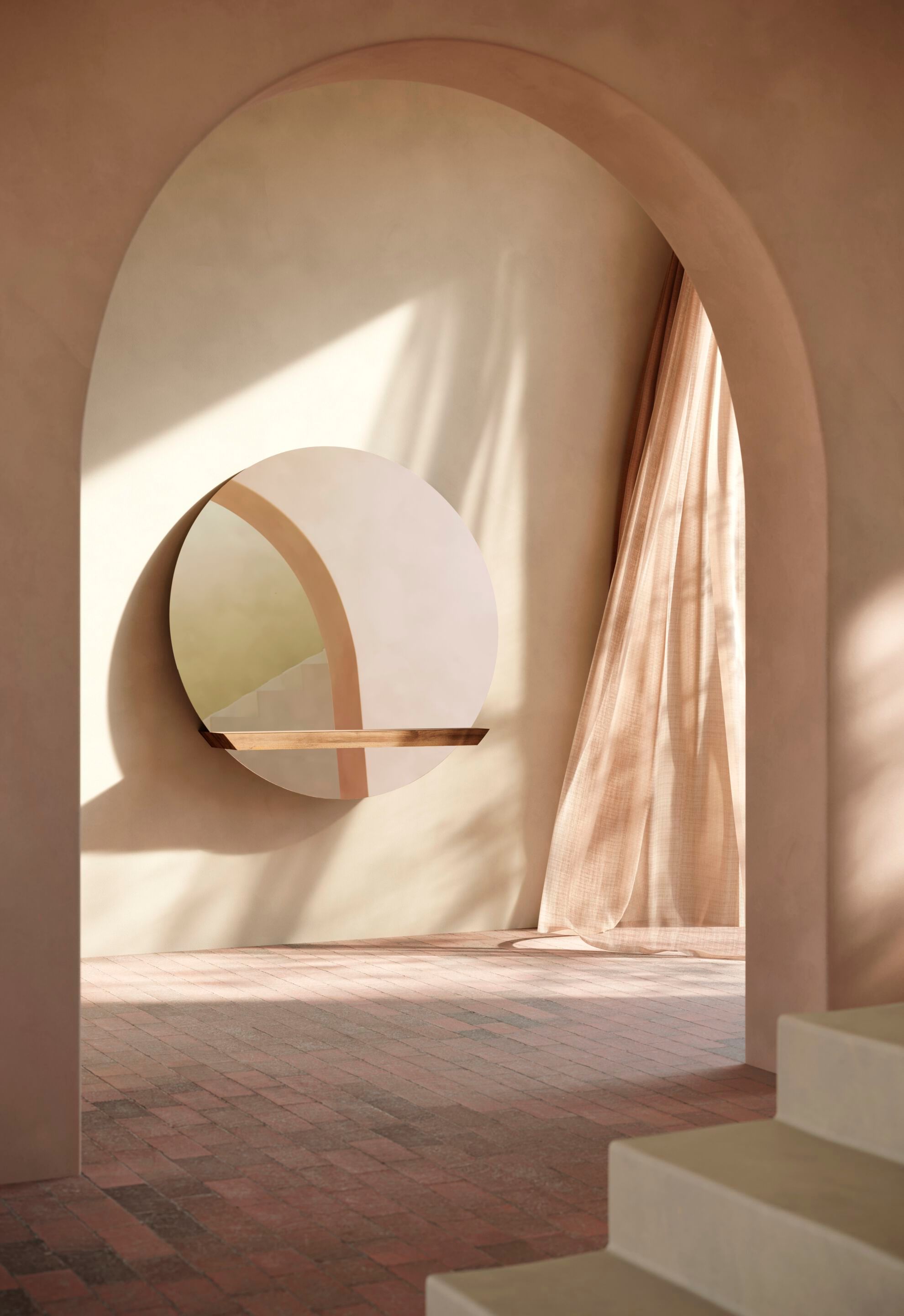 Настенное круглое зеркало PER/USE гильотина ARCH-00030897 - Вид №7