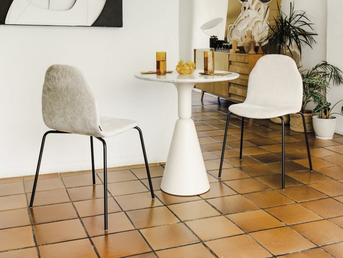 Штабелируемый стул из ткани SANCAL боди ARCH-00138256