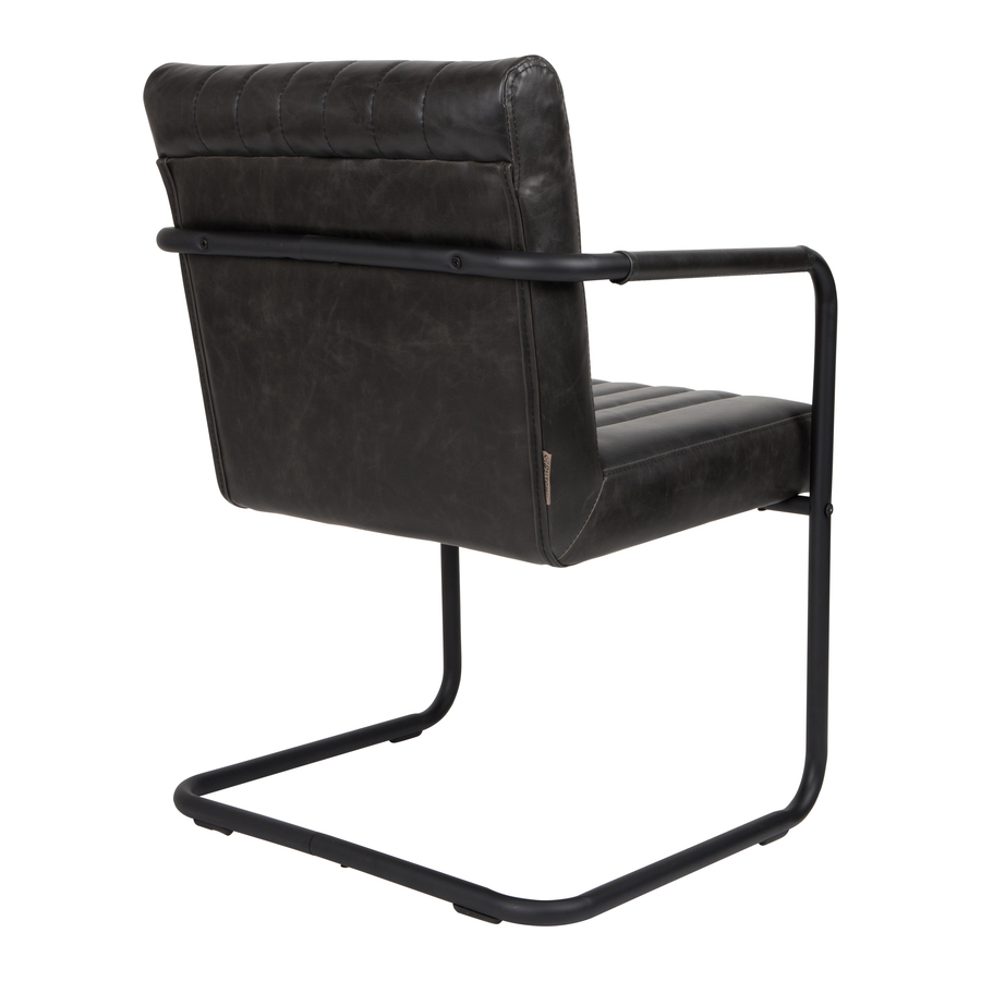 Кресло Stitched темно-серое Dutchbone 1200118 - Вид №4