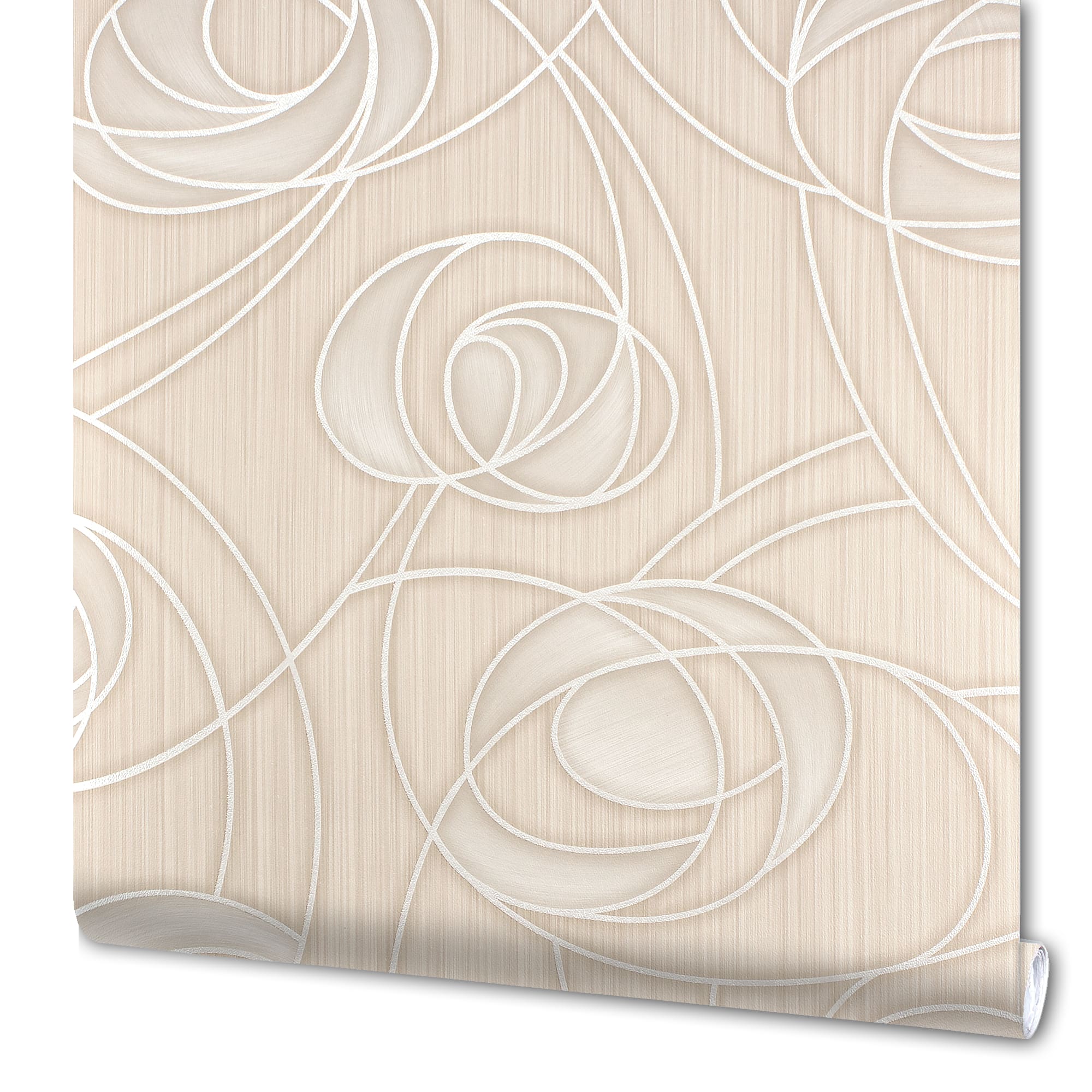 82938314 Обои бумажные бежевые 0.53 м 1024-01 Некст Santreyd 
