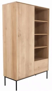 Ethnicraft Комод из дуба с распашной дверцей и ящиком Oak whitebird 051469