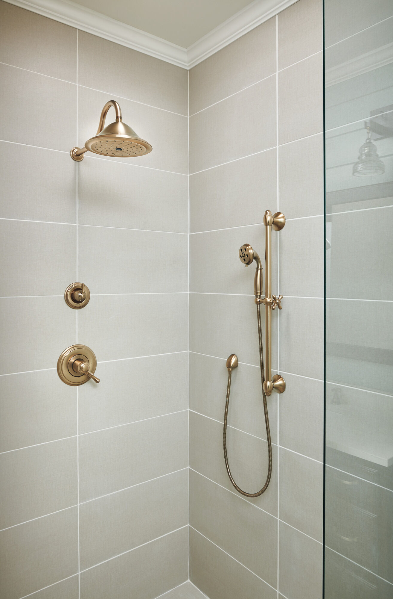 T17T297-CZ Отделка для душа TempAssure® серии 17T Delta Faucet Cassidy Шампанское бронза  - Вид №3